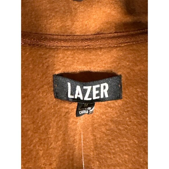 Lazer, Fleece Pullover Quarter Zip Soft Cozy Sweatshirt, Copper, Size M, NWT - Picture 4 of 6